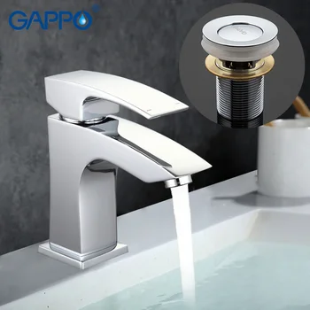 GAPPO badeværelse vandhane, bruser system vægmonteret badekar armatur, håndvask armatur krom tryk badeværelse håndvask sæt-mixeren