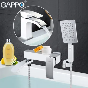 GAPPO høj kvalitet vandfald badekar vask vandhane torneira mixer toiletbesøg vask, brusebad vandhaner og Håndvask Armatur GA3207-8 GA1007-8