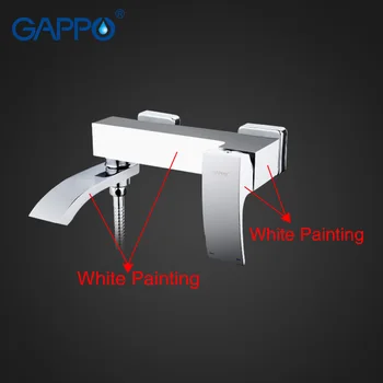GAPPO høj kvalitet vandfald badekar vask vandhane torneira mixer toiletbesøg vask, brusebad vandhaner og Håndvask Armatur GA3207-8 GA1007-8