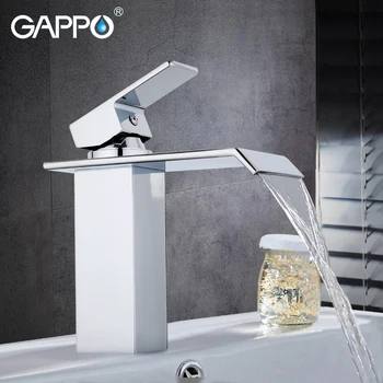 GAPPO vand blandingsbatteri håndvask håndvask Armatur badeværelse håndvask hane mixer enkelt hul messing vandhane vandfald toilet bassin tryk YG1001-2