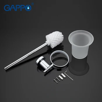 GAPPO Zink-Legering badeværelse Toilet Børste Indehavere af Messing, Glas, kopper Indehavere Væggen, Badeværelse Hardware, Tilbehør, vægmonteret