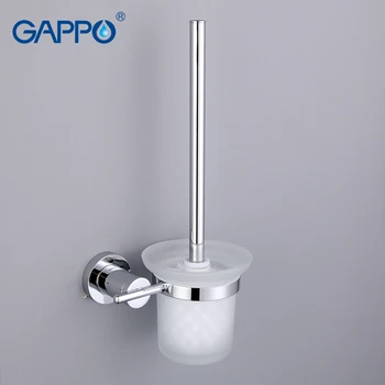 GAPPO Zink-Legering badeværelse Toilet Børste Indehavere af Messing, Glas, kopper Indehavere Væggen, Badeværelse Hardware, Tilbehør, vægmonteret