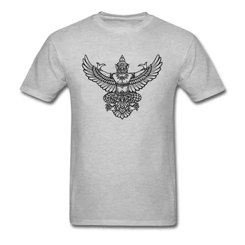 Garuda Logo Design Muay Thai T-Shirt Mænd Billigere Sjove T-Shirts, Cool T-Shirts Til Salg Ikke Løs Maleri T-Shirt