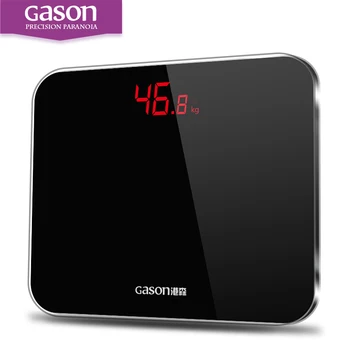 GASON A3 badevægten Præcise Smart Elektronisk Digital Vægt Hjem-Gulvtæppe Sundhed Balance Krop Glas LED-Display, 180kg