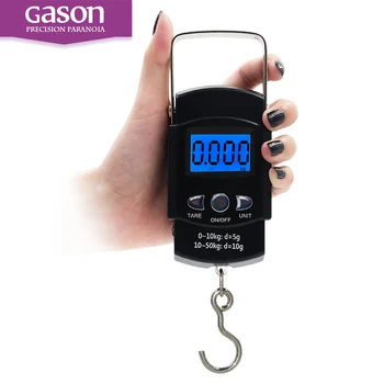 GASON X1 Bærbare Digitale Bagage Skala Rejse Elektroniske Mini Hængende Værktøj til Måling Gram Precision Balance Lomme LCD-50KG