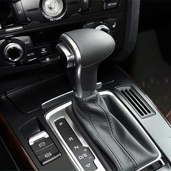 Gear Skift Knop Gaitor Boot Dække Sort Læder Til Audi A4 A5 Q5 A6 Bil Tilbehør Beskrivelse: Dette gear shift knappen gaitor