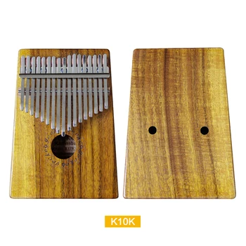 Gecko K17K 17-tasten Kalimba Massiv KOA Afrikanske Tommelfinger-Klaver Finger Slagtøj, Keyboard Børn