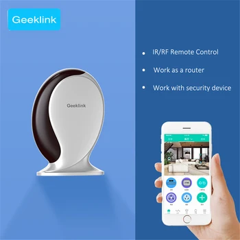 Geeklink Tænker+Udvidelse Universal Smart Home Remote Controller WiFi/IR/RF-Router til IOS Android APP Smart Home Automation