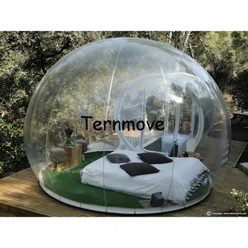 Gennemsigtig oppustelige græsplæne boble telt,boble træ camping udstyr, oppustelige stranden telt,Oppustelig Telt bryllup Med Værelser