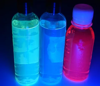 Gennemsigtig UV Reaktiv Blacklight Maling, usynlig Under dagslys, men glød under UV-lys blæk til Markør Hud, papir osv.