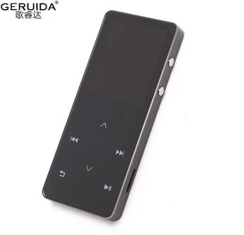 GERUIDA Bluetooth-HIFI MP4-Afspiller 8G Touch-Tast MP3 Sprog Brudsikkert ridsefaste Ur-Optager E-Bog Armbind 2017
