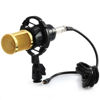 GEVO BM 800 Professionelle 3,5 mm Kabel lydoptagelse Kondensator Mikrofon BM-800 NB-35 Mikrofon Står For Computer Studios PC