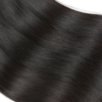 Glat Remy Lige Brazilian Hår Væve Bundter 1 Stykke Aftale Naturlige Farve Human Hair Extension 8 til 30 Tommer menneskehår Bundter