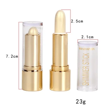 Glitter Pigmenter Ansigt Glød Lysere Stick Base Makeup Concealer Olie-kontrol Ansigt Bronzer Highlighter Kontur Pen
