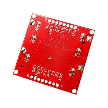 Glyduino til Nokia 5110 84*48 Rød Baggrundsbelysning LCD-Modul Adapter PCB til Arduino Development Board