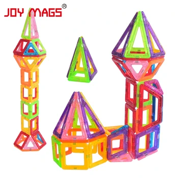 GLÆDE MAGS Toy Mini Magnetiske 100/110/130 Stykker/masse Byggeri byggesten Legetøj DIY 3D Magnetiske Designer Pædagogiske Mursten