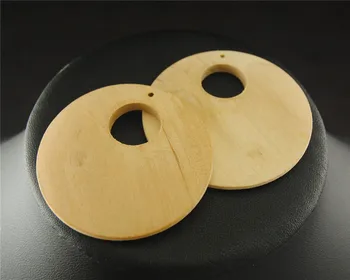 God 5pcs 50mm Mode, DIY-Kvinder ' s Træ-For Håndlavede Øreringe Bevarelse Af Naturen Smykker at Gøre DIY Håndlavet Håndværk WB12