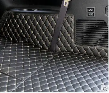God kvalitet! Særlige kuffert måtter til Infiniti QX80 8seats 2017-holdbar fragt liner boot tæpper til QX80 2016,Gratis fragt