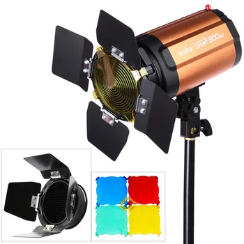 Godox 300SDI Professionel Fotografering Belysning Lampe Kit Sæt med Lys Stå Softbox ladeporten Udløse 300W Studio Flash Strobe