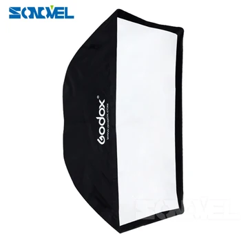 Godox 60x90cm paraply softboks +hot shoe beslag+190cm lys stå kit til Speedlite Flash