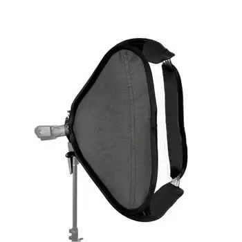GODOX Floading Justerbar Godox 60 x 60cm Flash Softboks Kit med S-Type Beslag Bowen Mount Holder Til Kamera Foto Studio
