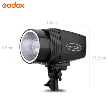 Godox K150A 300Ws 300W 2*150Ws Studio Strobe Værelses Foto Studie Fotografering Belysning med Softbox DC-04 flash Trigger Kit