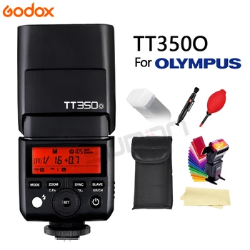 Godox Mini TT350O Speedlite TTL HSS1/8000S GN36 Kamera Flash Lomme lys TT350-O+ X1T-O+ Gave kit til Olympus