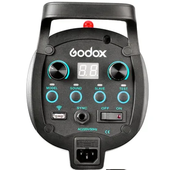 Godox QS300 QS-300 300W 300Ws Hej Varighed Studio Flash Belysning Lampe Strobe Hoved 220V
