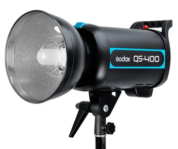 Godox QS400 400W 220V Studio Flash Strobe Lys Studio Monolight for Amatører ELLER Professionelle Studio Fotografer