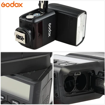 GODOX TT350N til Nikon kamera 2,4 G HSS 1/8000s TTL GN36 Flash Speedlite + Diffuser + CONXTRUE LED USB gratis gave