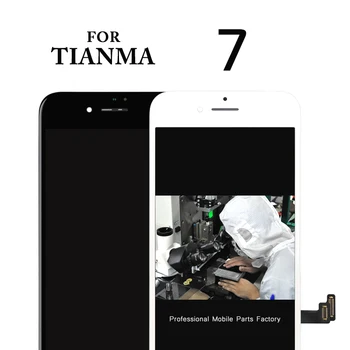 Godt Arbejde 5 PC ' er til TianmaTOP Kvalitet Til iPhone 7 LCD-Skærm Med Touch Digitizer Skærm Montering Udskiftning Gratis Skibet