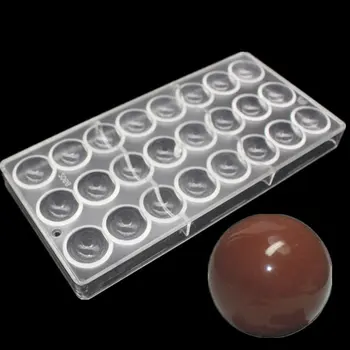 Goldbaking Semi Sfære Chokolade Mould PC-Polycarbonat Chokolade Skimmel