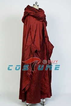 GoT Game of Thrones Kostume Melisandre Kostume Kjole-Kappe Voksne Kvinder Karneval, Halloween Party Cosplay Kostume Custom Made