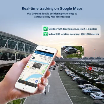 GPS Tracker Bil TKSTAR TK905 5000mAh 90 Dages Standby 2G Køretøj Tracker GPS Locator Vandtæt Magnet Stemme Overvåge Gratis Web APP