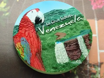 Gran Sabana, Venezuela, Salto Angel, turistrejser Souvenir-3D Harpiks Køleskab Magnet Håndværk GAVE IDÉ