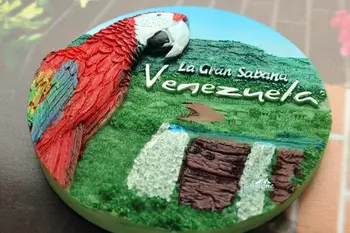 Gran Sabana, Venezuela, Salto Angel, turistrejser Souvenir-3D Harpiks Køleskab Magnet Håndværk GAVE IDÉ