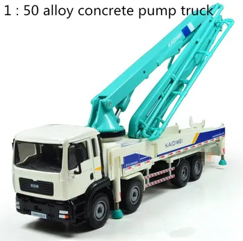 Gratis forsendelse! 1 : 50 alloy slide toy modeller konstruktion køretøjer, konkrete pumpe lastbil model, Baby pædagogisk legetøj