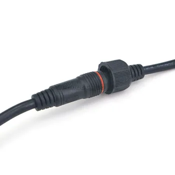 Gratis forsendelse (10 sæt\masse) Engros-LED Lys Strips 2 Pin Vandtæt Stik Kabel