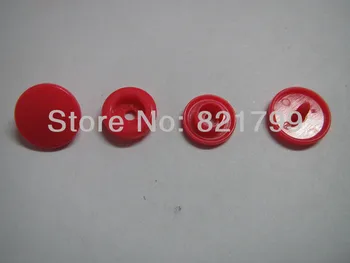 Gratis forsendelse, 100 sæt KAM B33 Rødlig Pink farve snap-knappen for at sy baby farve plast fastener snap-knap