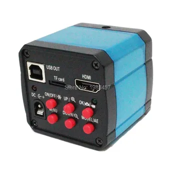 Gratis Forsendelse 14MP HDMI 720P HD USB Digital Industrien Video Inspektion Mikroskop-Kamera, der er Indstillet TF Kort Video Optager