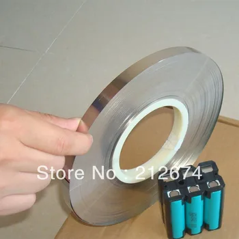 Gratis Forsendelse 18650 batteri nikkel bånd 0.15*7mm ren nikkel strip 0,15 mm tykkelse 7 mm bredde nickel belt