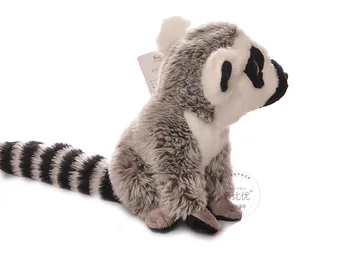 Gratis Forsendelse 18CM Simulering Lemur Udstoppede Dyr Legetøj Sød Abe Plys Legetøj Baby, Legetøj Julegaver