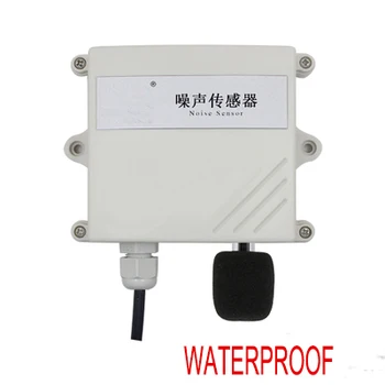 Gratis forsendelse 1pc Høj præcision on-line overvågning af støj sensor sender 4-20mA/0-5V/0-10V vandtæt Støj sensor lyd