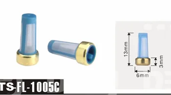 Gratis forsendelse 20 pc ' er af høj kvalitet, 13*6*3 mm micro kurv brændstof injector filter til japan biler FL1005C