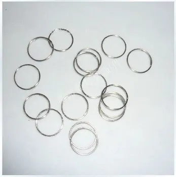 Gratis forsendelse 200pcs/masse 11mm Forkromet Stål runde Ringe, Perle Gardin Tilbehør Belysning & Gardin Metal Stik
