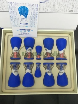 Gratis Forsendelse 2018 Nye Deluxe HACI Magnetiske Akupressur Suge Cupping Sæt HACI Wu Xing Zhen 10 Kopper, Magnetisk cupping thearpy