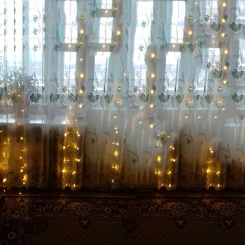 Gratis Forsendelse,3 * 3m 300 LED Curtain godt nytår Lys Jul Indretning Party Bryllup Dekoration Hjem Julepynt.Q