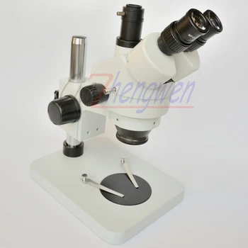 Gratis Forsendelse!! 3.5X180X Tabel Søjle Stå Zoom-Forstørrelse Trinokulartubus Stereo-Mikroskop SZM2.0X SZM0.5X objektiv