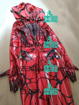 Gratis Forsendelse 3D trykte kompositioner Blodbad Gwen Spidergirl Cosplay Kostume Hætteklædte Zentai Bodysuit Spiderman Stram Catsuit Cosplay Kostume
