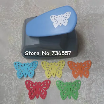 Gratis forsendelse 48mm sommerfugl slår limited edition large håndværk slag dekorative hul punch meget smuk puncher